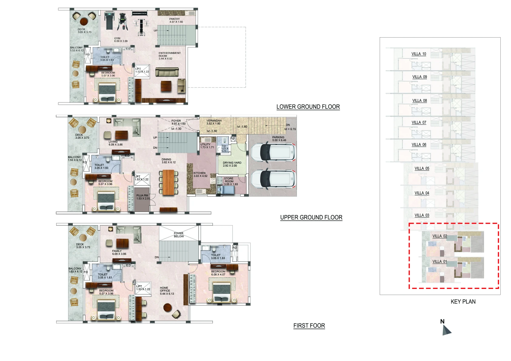 TYPE-2-Villa-without-Pool-FLOOR-PLANS